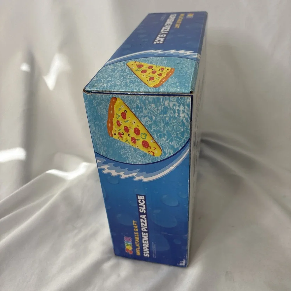 JOYIN Supreme Pizza Slice‎ Pool Lake Inflatable Float Raft 5+ Feet Long NEW